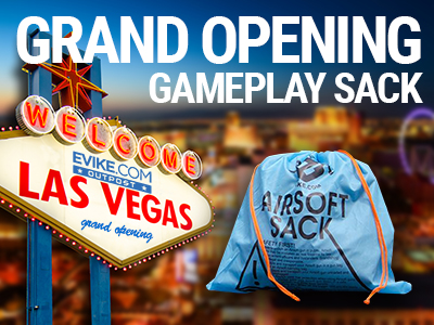 The Evike Outpost Las Vegas X Battlelab Grand Opening Sack -  April 27th, 2024 (Type: With All Day Gaming Admission)